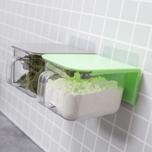 Recipientes de Cozinha Adesivos e AmovĂveis Handstore InnovaGoods Pack de 2 uds Recipientes de Cozinha Adesivos e AmovĂveis Handstore InnovaGoods Pack de 2 uds