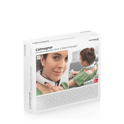 Aparelho de Massagem Eletromagnética para Pescoço e Costas Calmagner InnovaGoods Aparelho de Massagem Eletromagnética para Pescoço e Costas Calmagner InnovaGoods
