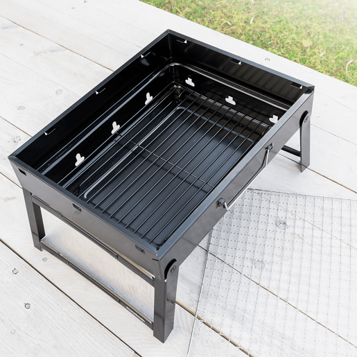 Grelhador dobrável portátil para Carvão BearBQ InnovaGoods