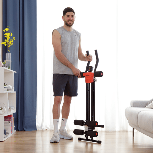 Máquina de Abdominais Rebatível com Guia de Exercícios Plawer InnovaGoods