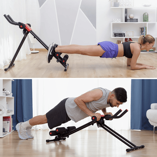 Máquina de Abdominais Rebatível com Guia de Exercícios Plawer InnovaGoods