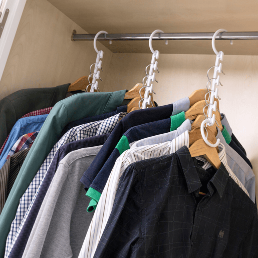 Organizador de Cabides para 40 Peças de Roupa Plusrobe InnovaGoods 24 Peças