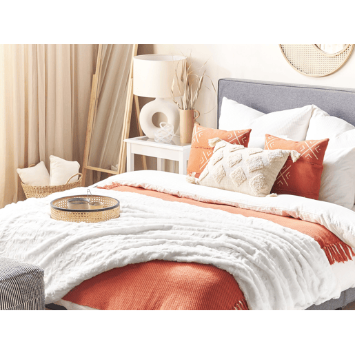 Colcha KANDILLI 150 x 200 cm Branco creme Colcha KANDILLI 150 x 200 cm Branco creme