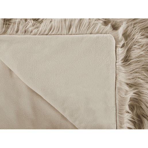 Colcha DELICE 200 x 220 cm Castanho claro