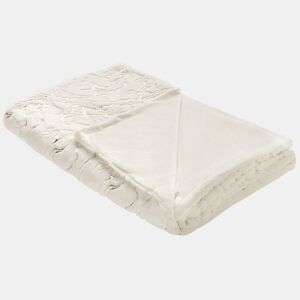 Manta GODAVARI 130 x 180 cm Creme claro