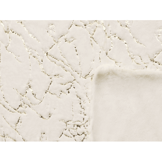 Manta GODAVARI 130 x 180 cm Creme claro