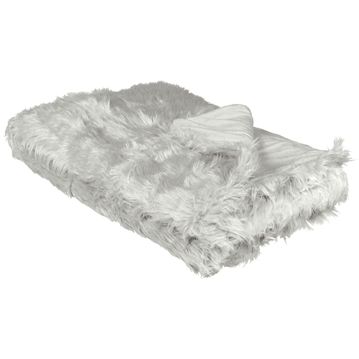 Colcha DELICE Tecido 150 x 200 cm Cinzento claro
