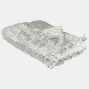 Colcha DELICE Tecido 150 x 200 cm Cinzento claro
