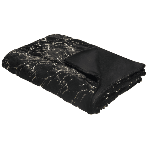 Manta GODAVARI 150 x 200 cm Preto