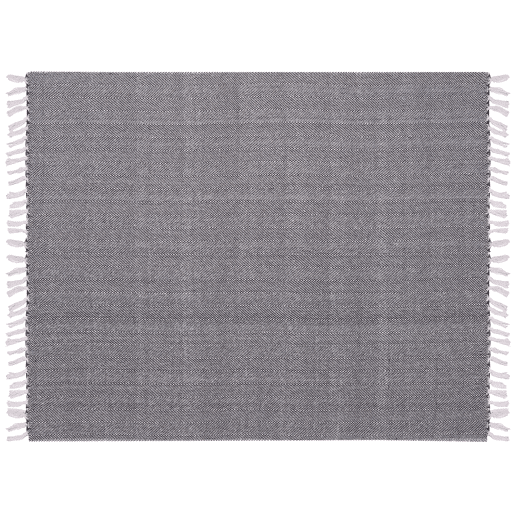 Manta TANGIER Algodão 130 x 160 cm Preto