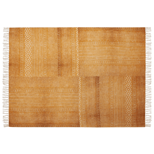 Manta FIROZABAD Algodão 130 x 180 cm Laranja