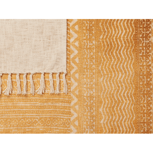Manta FIROZABAD Algodão 130 x 180 cm Laranja