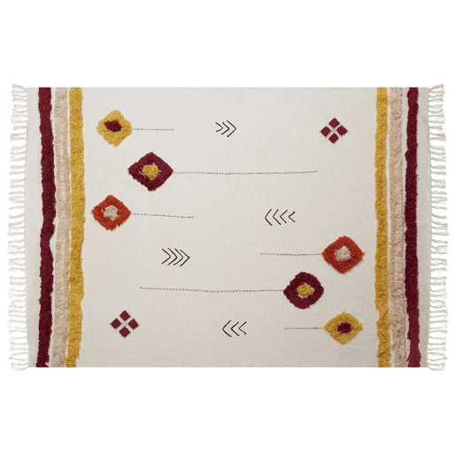 Manta AMROHA Algodão 130 x 180 cm Multicolor Manta AMROHA Algodão 130 x 180 cm Multicolor