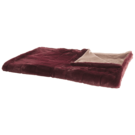 Manta TANTAN 150 x 200 cm Bordeaux