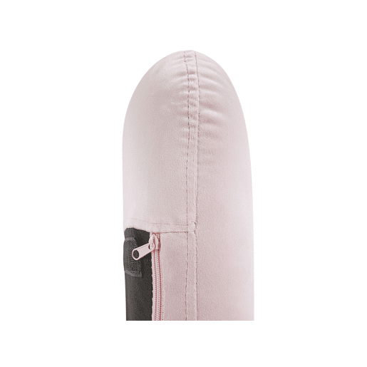 Poltrona de Baloiço ELLAN Veludo Rosa