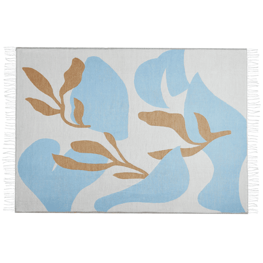 Manta HAKUI 130 x 170 cm Azul