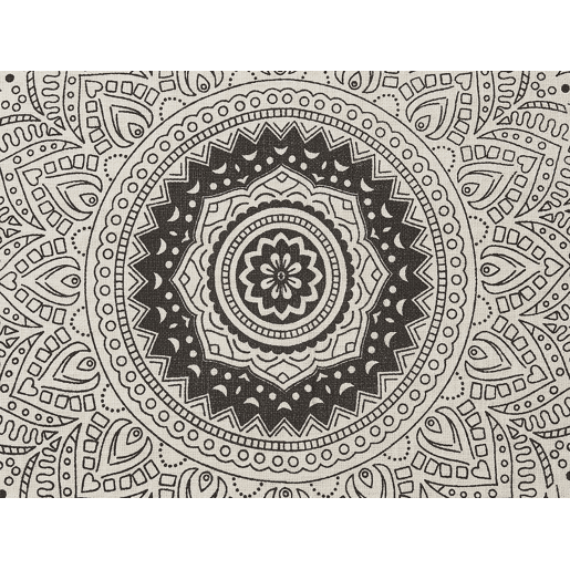 Manta BERHAMPORE Algodão 130 x 180 cm Creme