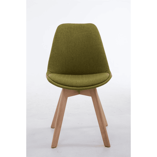 Silla De Comedor Borneo V2 En Tela Verde 55X48X84 cm