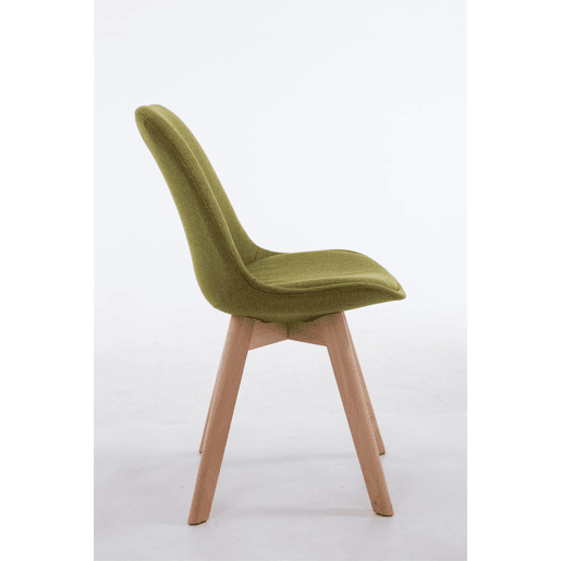 Silla De Comedor Borneo V2 En Tela Verde 55X48X84 cm