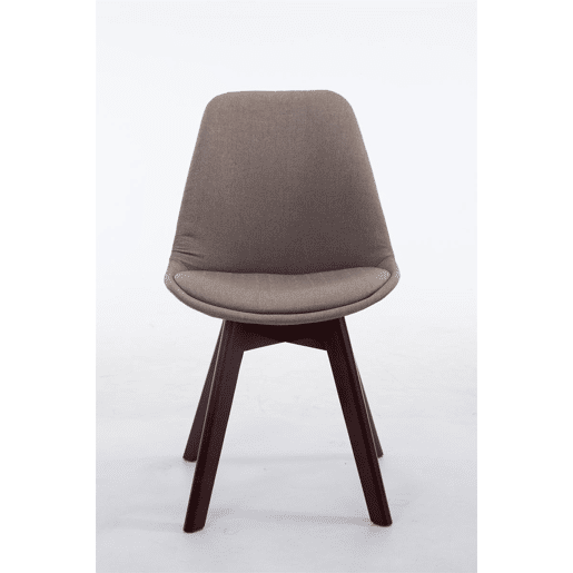 Silla De Comedor Borneo V2 En Tela Gris topo 55X48X84 cm Silla De Comedor Borneo V2 En Tela Gris topo 55X48X84 cm