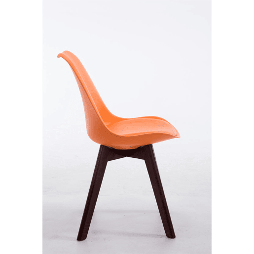 Silla De Comedor Borneo V2 Simil cuero Naranja 41.5X48X84 cm Silla De Comedor Borneo V2 Simil cuero Naranja 41.5X48X84 cm