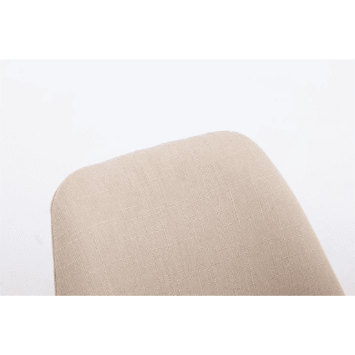Silla De Comedor Borneo V2 En Tela Crema 55X48X84 cm