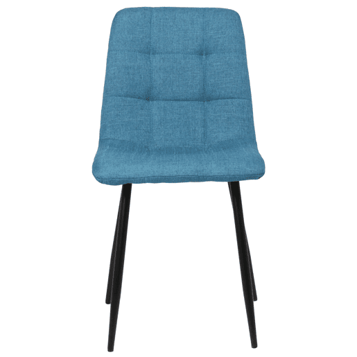 Silla de comedor Tilde Tela Azul 55X45X84 cm