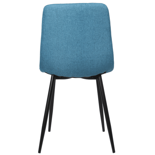 Silla de comedor Tilde Tela Azul 55X45X84 cm