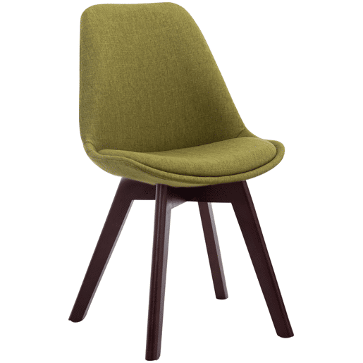 Silla De Comedor Borneo V2 En Tela Verde 55X48X84 cm Silla De Comedor Borneo V2 En Tela Verde 55X48X84 cm