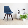 Silla De Comedor Borneo V2 En Tela Azul 55X48X84 cm