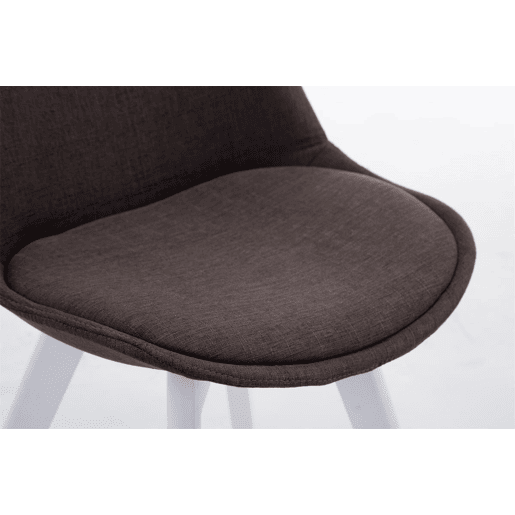 Silla De Comedor Borneo V2 En Tela Gris oscuro 55X48X84 cm Silla De Comedor Borneo V2 En Tela Gris oscuro 55X48X84 cm