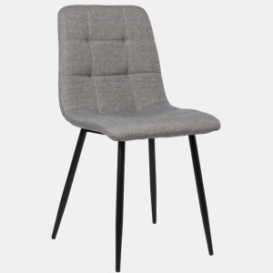 Silla de comedor Tilde Tela Gris 55X45X84 cm