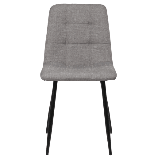 Silla de comedor Tilde Tela Gris 55X45X84 cm
