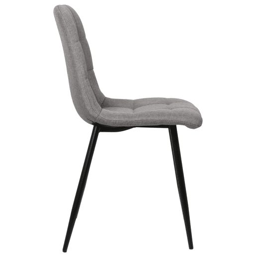 Silla de comedor Tilde Tela Gris 55X45X84 cm