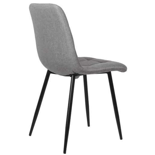 Silla de comedor Tilde Tela Gris 55X45X84 cm