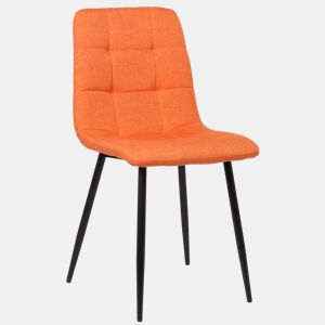 Silla de comedor Tilde Tela Naranja 55X45X84 cm