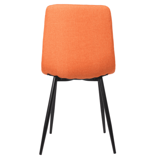 Silla de comedor Tilde Tela Naranja 55X45X84 cm