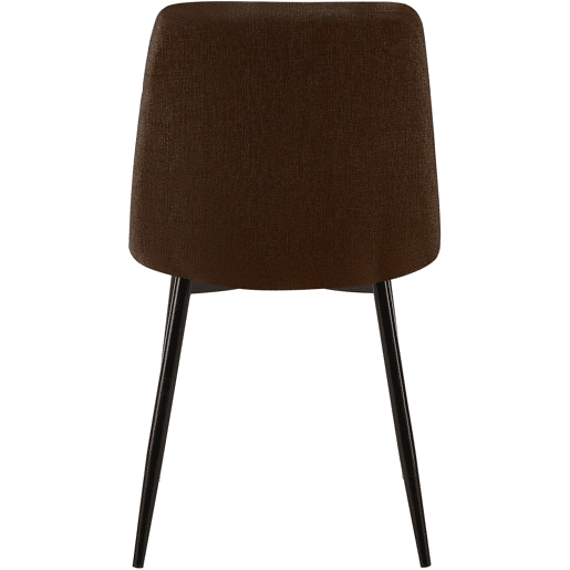 Silla de comedor Tilde Tela Marrón 55X45X84 cm