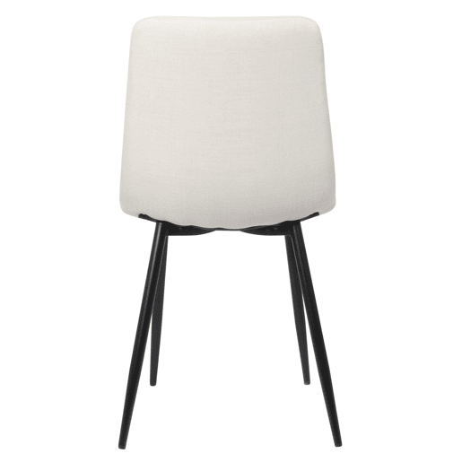 Silla de comedor Tilde Tela Crema 55X45X84 cm