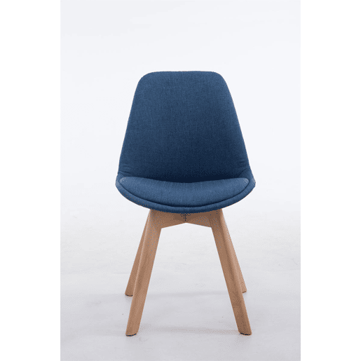 Silla De Comedor Borneo V2 En Tela Azul 55X48X84 cm