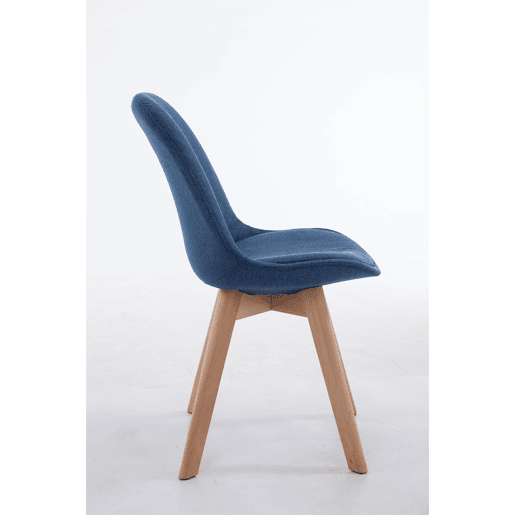 Silla De Comedor Borneo V2 En Tela Azul 55X48X84 cm
