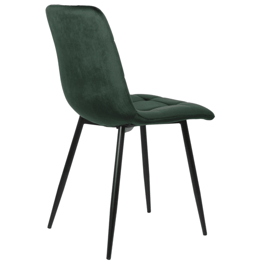 Silla de comedor Tilde Terciopelo Verde 55X45X84 cm