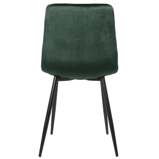 Silla de comedor Tilde Terciopelo Verde 55X45X84 cm