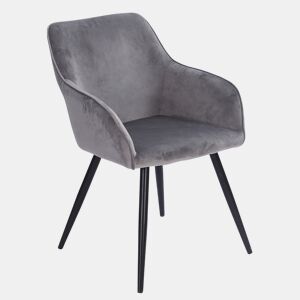 Cadeira GISELE de veludo vintage