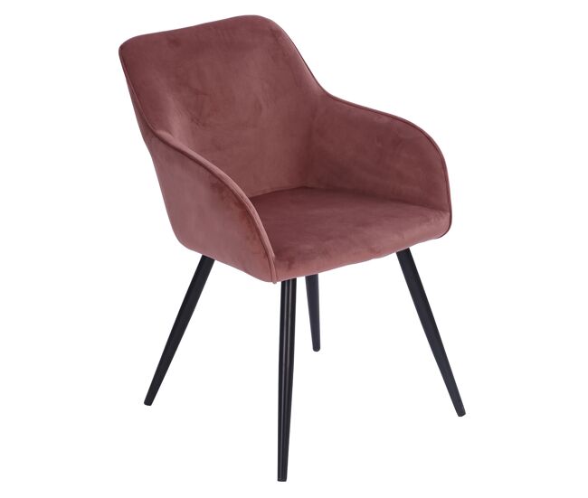 Silla vintage GISELE en terciopelo