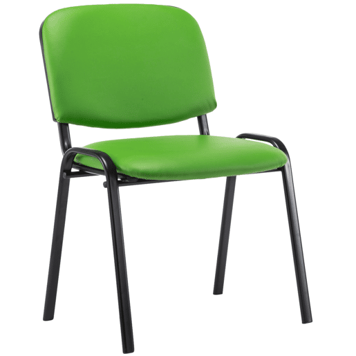 Silla de Conferencia KEN Simil cuero Verde 53X53X83 cm