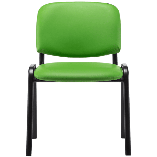 Silla de Conferencia KEN Simil cuero Verde 53X53X83 cm
