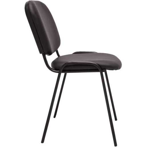 Silla de Conferencia KEN Simil cuero Marrón 53X53X83 cm