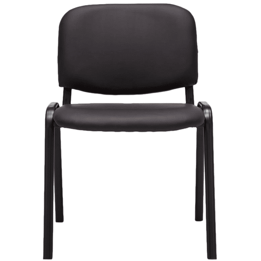 Silla de Conferencia KEN Simil cuero Marrón 53X53X83 cm