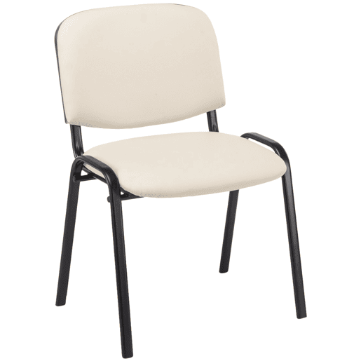 Silla de Conferencia KEN Simil cuero Crema 53X53X83 cm
